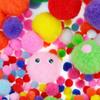 350/800 шт. Пушистые Помпоны Разного Размера для Поделок DIY из Фетра, Швейный Инструмент Ручной Работы, Декор для Дома, Кукол, Открыток, Аксессуары для Волос XJM