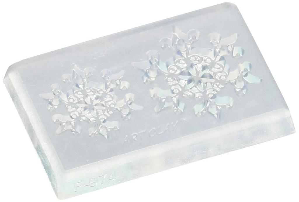Art Clay Original Clear Mold Snowflake Gothic