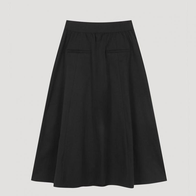  She S miss расклешенная юбка с поясом сзади SwwSko32030 Bk