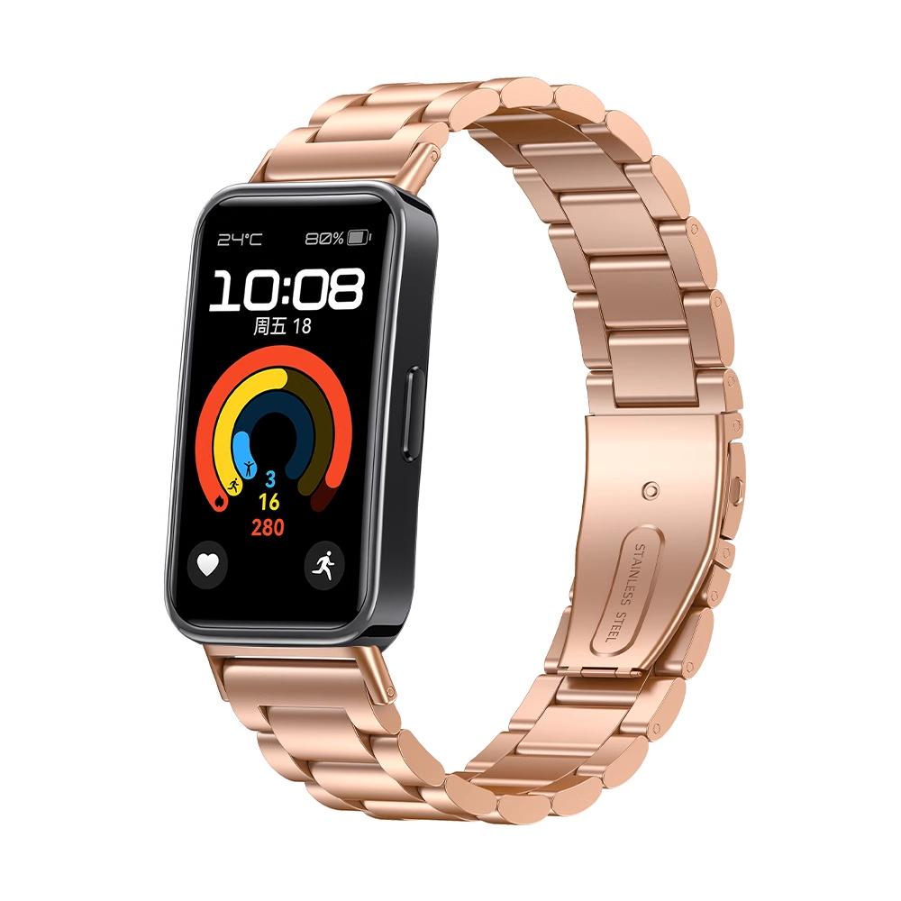 Металлический ремешок для Huawei Band 10 9 8 NFC Аксессуары Замена из нержавеющей стали наручный браслет correa Huawei Band 10 ремешки для часов