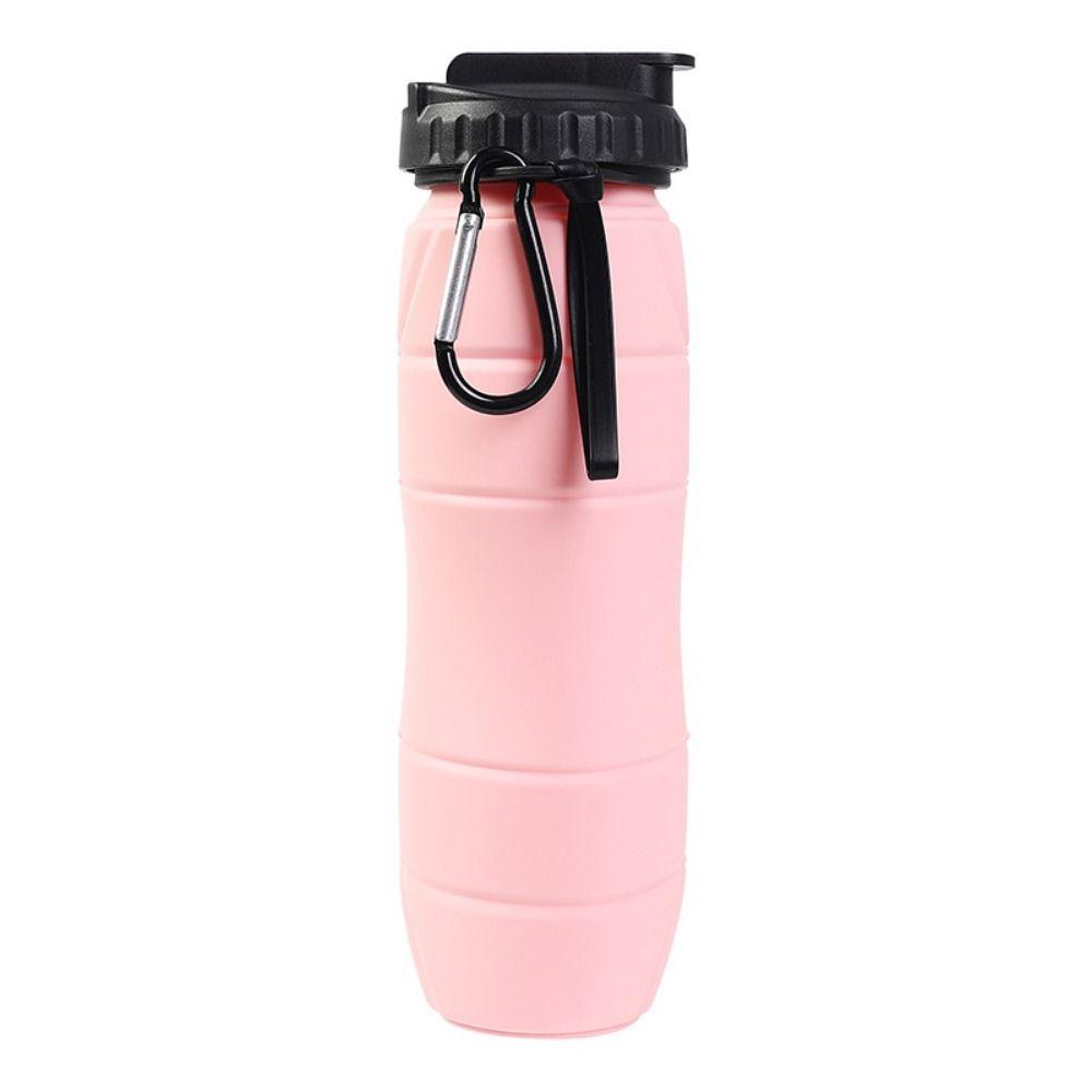 650ml Sports Water Bottle Silicone Folding Water Cup Portable Foldable Water Bottle  Cycling