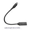 Быстрозарядный кабель, подходящий для устройств 3DS, разъемы USB Type C, гибкий дизайн, для домашнего офиса, для путешествий