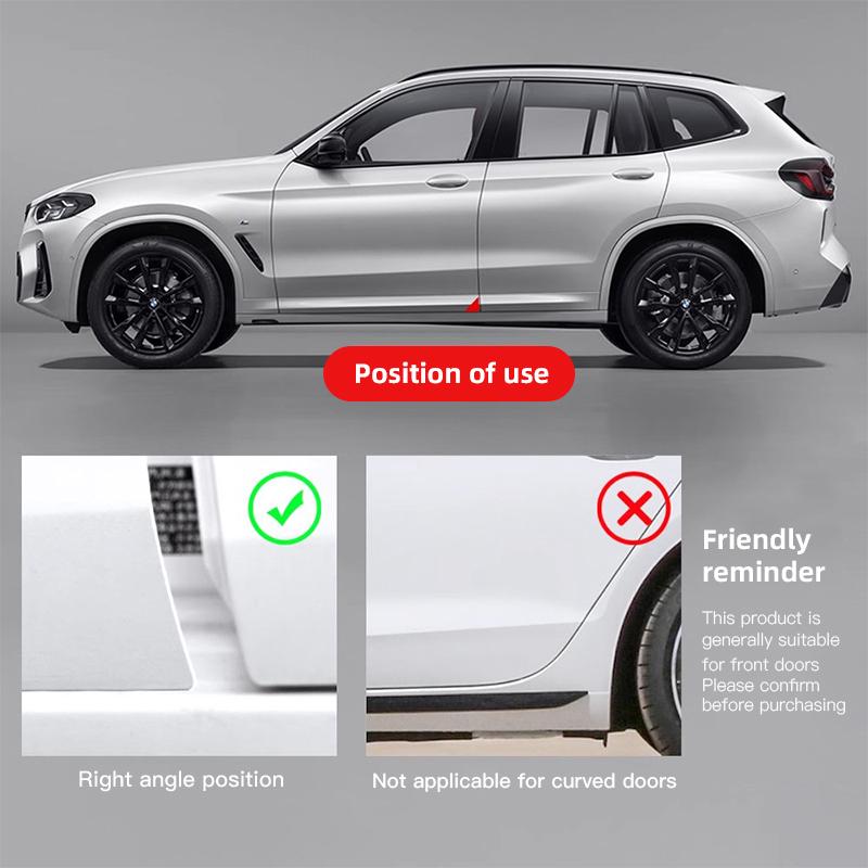 LXT3 2/4Pcs Drip Glue Anti-collision Stickers Car Door Anti-scratch Protector Decals Accessories For Mercedes-Benz GLC X253 X254 W205