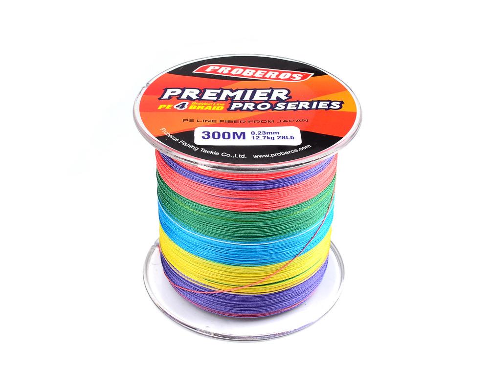 Multifilament Japanese Carp Fishing Line 300M PE Braided 4 Strands 6-100LB for Saltwater & Freshwater for River & Lake Fishing