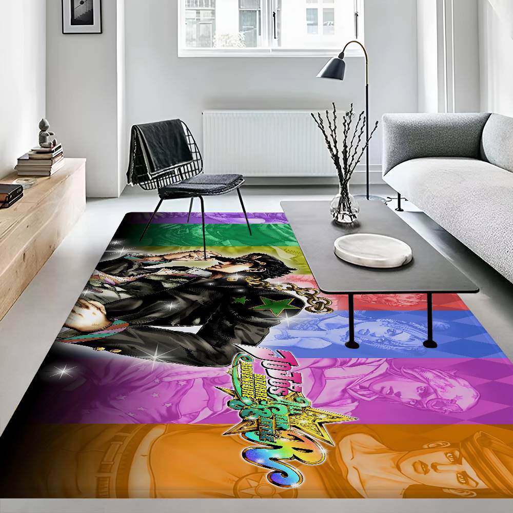Anime JoJos Bizarre Adventure Bathroom Mat Kids Room Bedroom Decoration Balcony Anti Slip Doormat Living Room Welcome Rug