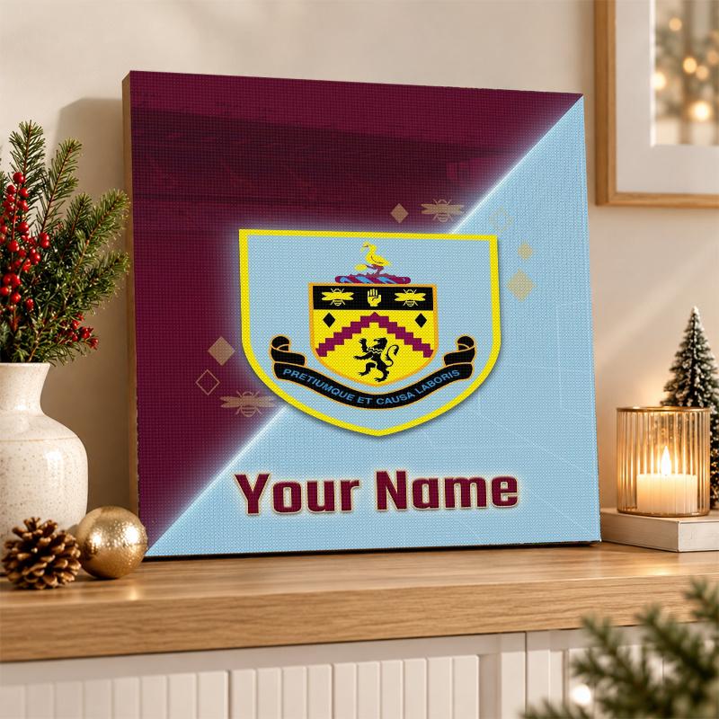 Burnley Football Custom Name Text 5D Diamond Painting Kit DIY Full Drill Diamond Art Decoration