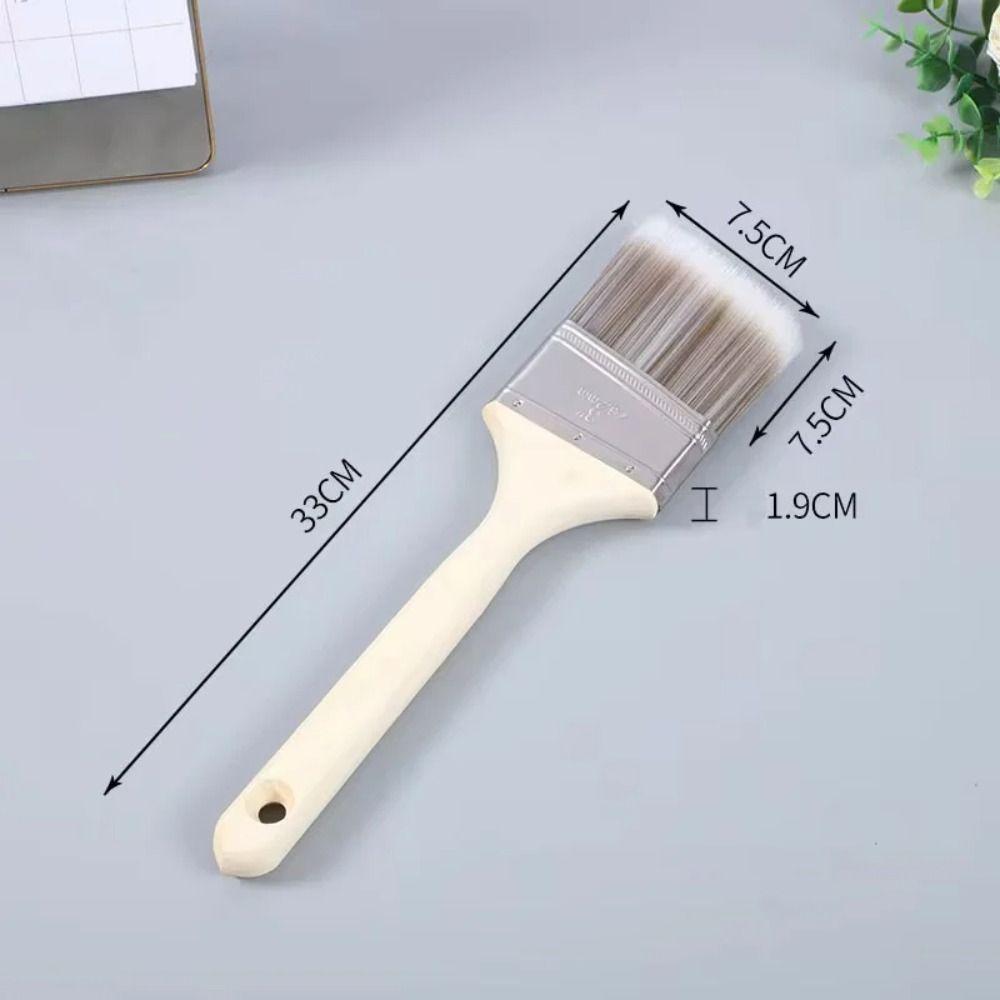 3 pcs Seamless Furniture Paint Brushes Ergonomically Designed Wall Paint Brushes  Window Frames