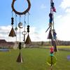Witch Bells Outdoor Metal Wind Chimes Yard Garden Hanging Ornament Magical Wind Chimes Witch Bells Protection For Door Knob Hang
