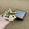 Kelvin Hughes LONDON 1917 Brass Sextant Working Polish Brass Navigation Sextant With Wooden Box
