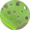 LIMITED EDITION - Women's leather slippers in light green color 42