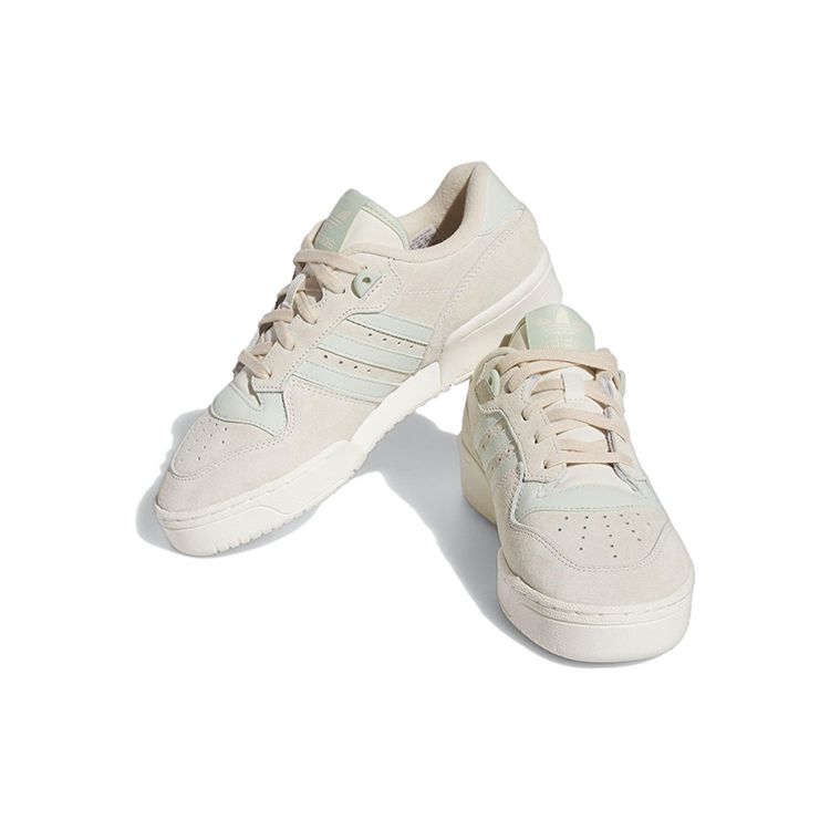 adidas Rivalry Low Cream Льняные зеленые женские кроссовки Кремово-белые Off-White IF5179