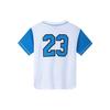 Jordan Shirt Comfortable Soft Lightweight Breathable Short Sleeve Kids Tops North-Carolina-Blue JD2322032GS-001_DS