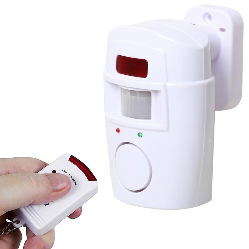 Motion Detector Alarm Battery-Powered Pir Alert Infrared Sensor Alarm Home Security System For Door Shed Garage Caravan