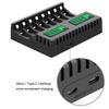 Ni-MH Ni-Cd AA AAA Battery Charger LCD Digital Display 1.2V 8 Slots Rechargeable Batteries Micro Type-C Smart Batteries Charger