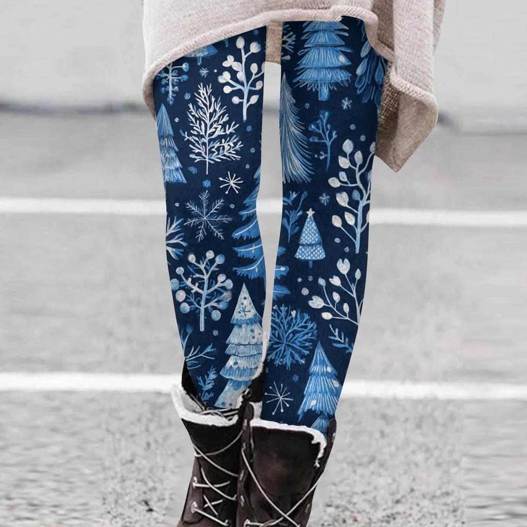 Женские брюки с принтом, эластичные мягкие хлопковые леггинсы, повседневная домашняя пижама