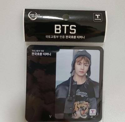 [Б/У] BTS Bangtan Тэхён Карта Tmoney