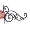 Hanging Bracket Hooks Hanger Wall Bird Flower Pot Basket Planter Lantern Metal Feeder Chime Wind Mount Hook Garden Decor