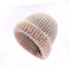 Fleece Lined Fuzzy Cuff Beanie Large Head Circumference Winter Beanie Hat  Cold Weather