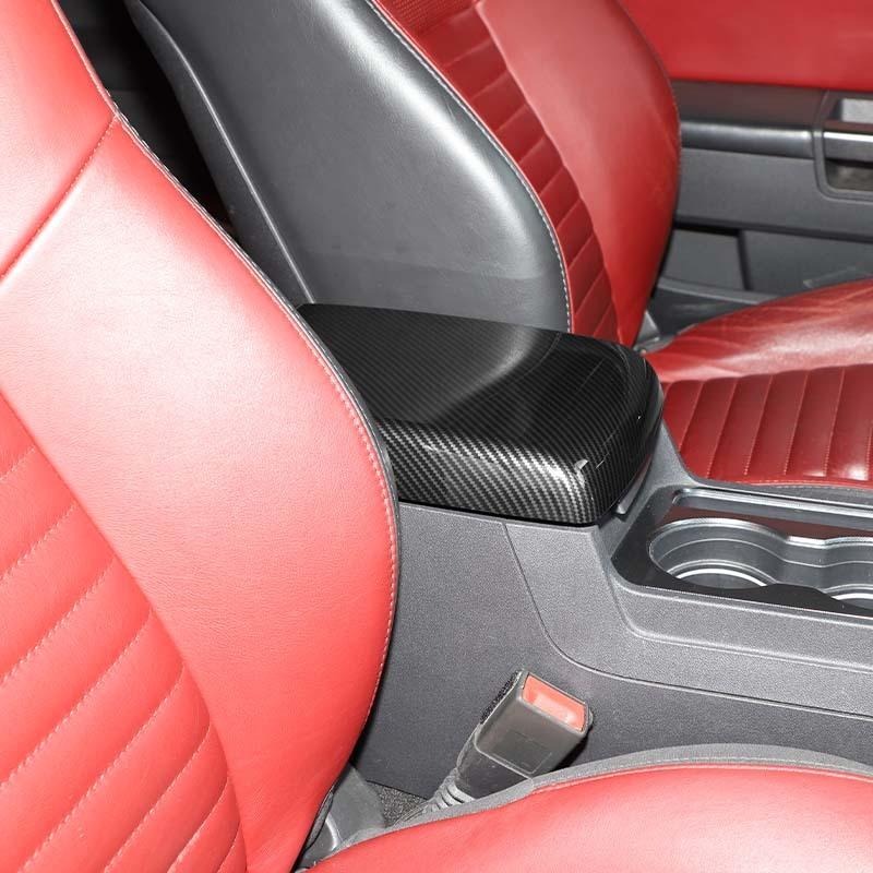 Декоративная панель для подлокотника ABS, наклейка на крышку для Dodge Challenger 2009-2014, аксессуары для салона автомобиля