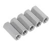 5PCS Hex Coupling Nuts 304 Stainless Steel Thread Connection Nut for Bolt Stud Machine Screws