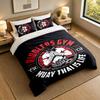3Pcs Bedding SetMuay Thai Gym Soft Bed Sheet and Two Pillowcases Home Bedroom Decor