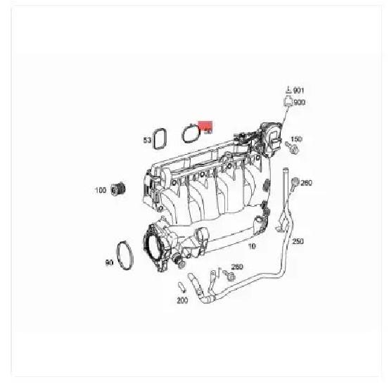 Набор прокладок впускного коллектора Link-Lock A2711410880 2711410880 для Mercedes-Benz M271 C180 C200 C230 E200 E230 CLK200 SLK200