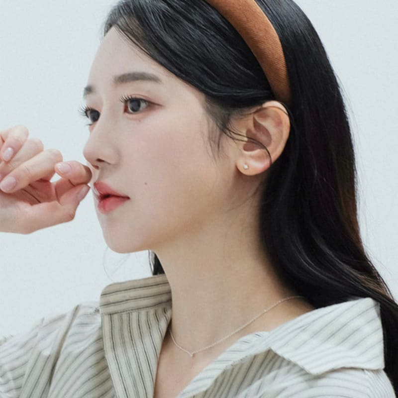 Oooho Шу Шу Вельветовая Повязка для Волос - Коричневая