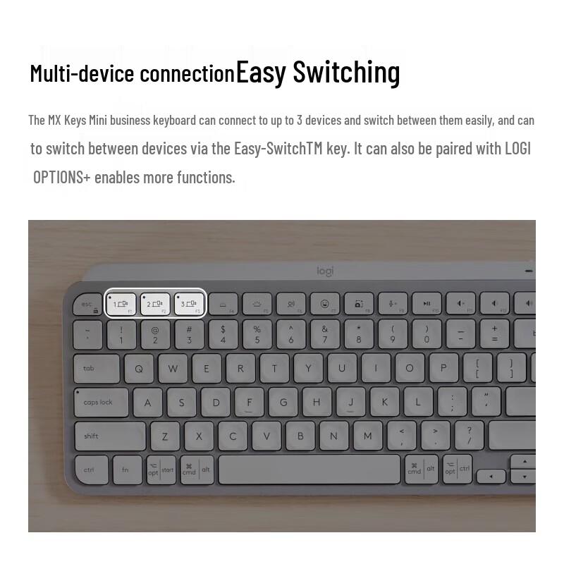 Logitech MX Keys Mini Wireless Bluetooth Keyboard