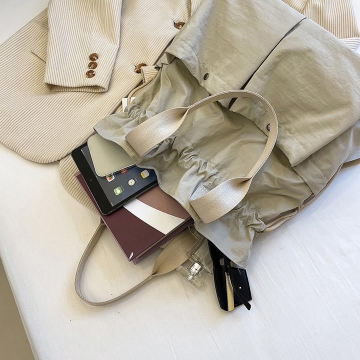 Женский рюкзак Облако Сумка на шнурке Многофункциональная сумка через плечо Сумка-тоут Дорожная сумка Легкая Большая вместимость Женская сумка