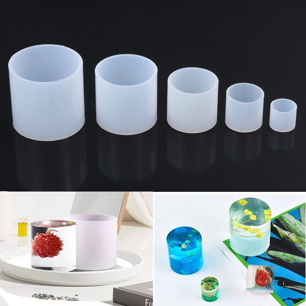 Глиняные формы Ручная работа Суккуленты Форма для свечей Форма для смолы Форма для кристальной смолы Цилиндрическая силиконовая форма для литья