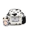 Mini Shoulder Crossbody Bag for Women Kawaii Cute Cow Canvas Female Student Small Messenger Fashion Phone Bag Purses