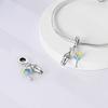 925 Silver Wine Charm Beads Pendant For Women DIY Jewelry Gift Original Bracelet Clasp Liquor Series
