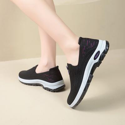 Модная обувь для женщин Повседневная обувь Уличная Толстая подошва Дышащая сетка Удобная для пеших прогулок Ноги Спортивная обувь для пеших прогулок Женские кроссовки