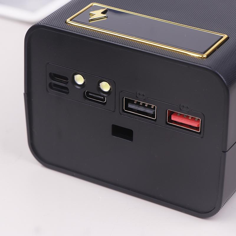 D21 21X18650 Корпус для аккумуляторов Пайка не требуется Корпус Power Bank Pd Со светом Зарядный бокс для аккумуляторов 18650 Съемный Портативный DIY Корпус