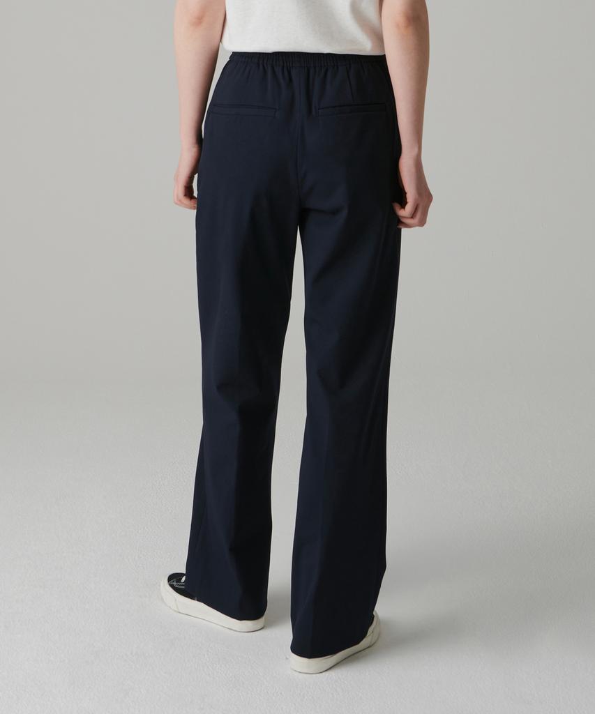 MUSINSA STANDARD Genderless Wide Banding Slacks [Navy]