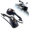 For Suzuki GSXR Motorcycle Rearview Side Mirrors for Suzuki GSXR 600 750 1000 with Turn Signal Light K6 K7 K8 Mirror