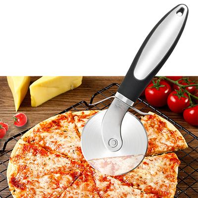 Колесо для пиццы, нож для пиццы из нержавеющей стали, колесо для пиццы, легко режется и чистится, подходит для резки корок, пирогов и многого другого