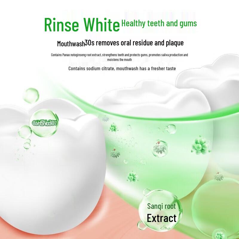 Dr. Tooth Baking Soda Fresh Whitening Mouthwash 300ml x 10-Pack