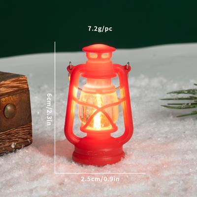 Электронная светодиодная лампа со светодиодной подсветкой, винтажная ручная лампа для кемпинга, керосиновая лампа, рождественский декоративный свет