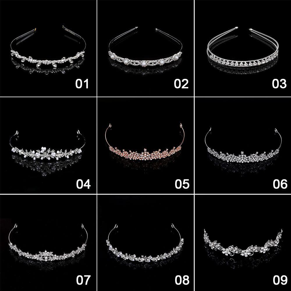 Girls Wedding Party Headdress Crown Headbands Fashion Hair Accessories Princess Tiara Headpieces