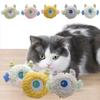 Мягкая игрушка для стачивания зубов кошки, интерактивные плюшевые игрушки для кошек, игрушки с кошачьей мятой, игрушка для жевания кошки, котенок