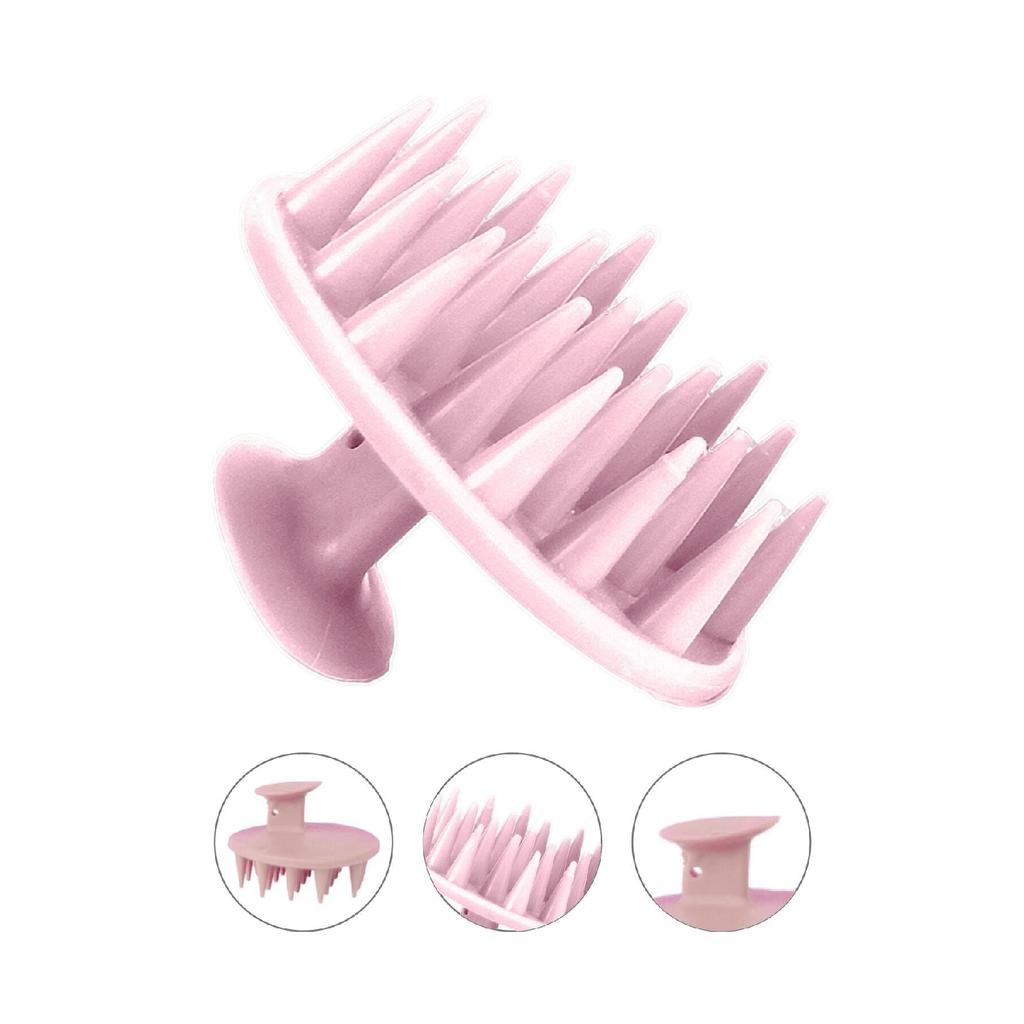 Мягкий силиконовый наконечник, массажная расческа для кожи головы, инструмент для мытья волос, щетка для мытья волос