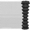 Chain Link Fence - vidaXL - Steel - 15 X 1.5 M - Grey - Weatherproof