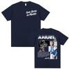 Rapper Anuel AA Real Hasta La Muerte Tour T Shirt Men Women Fashion Hip Hop Pop Music Summer Shirts Casual Short Sleeve Tshirt