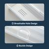 Portable Toothbrush Holder Transparent Plastic Toothpaste Toothbrush Storage Box Outdoor Travel Toothpaste Toothbrush Case