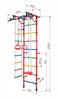 Лестница гимнастическая Gamma Plus Monkey брусья - цветные