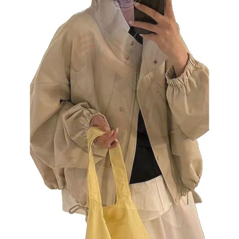 Женская маленькая куртка из искусственной кожи в стиле ретро, в американском стиле - Молодящая, Мода Осень 2025