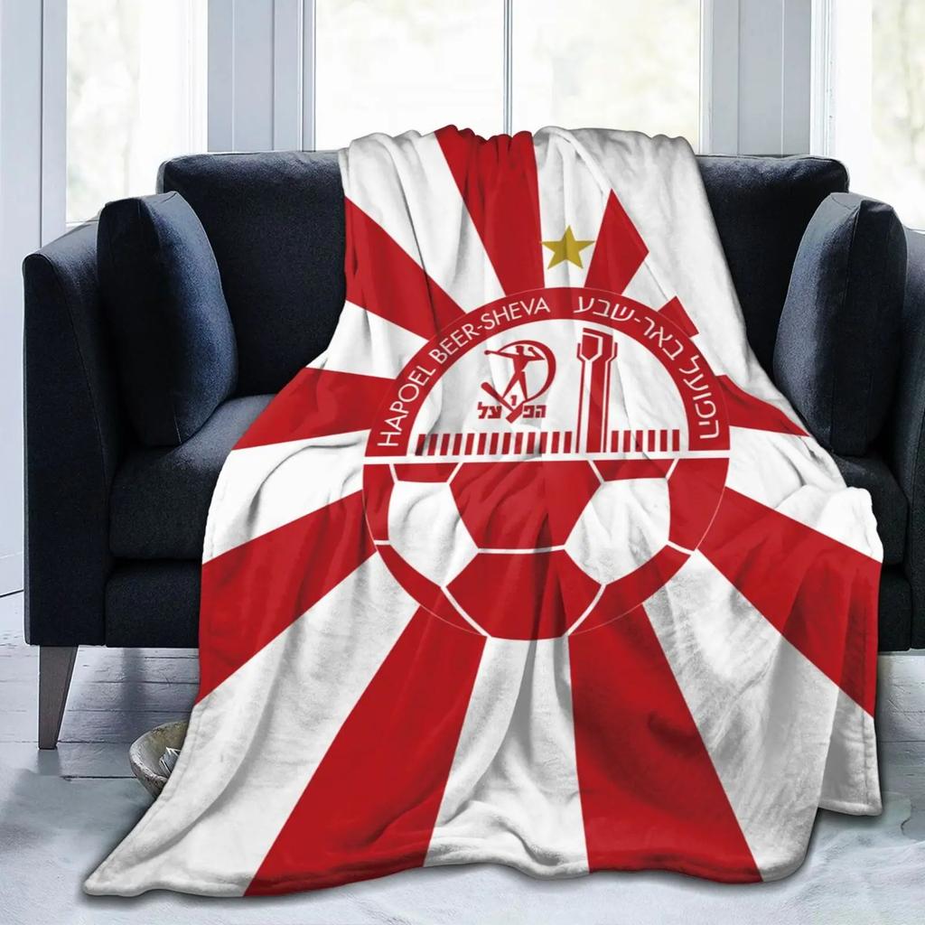 Hapoel Beer Sheva Soft Plush Blanket, Flannel Blanket Throw Blanket for Living Room Bedroom Bed Sofa Picnic Cover