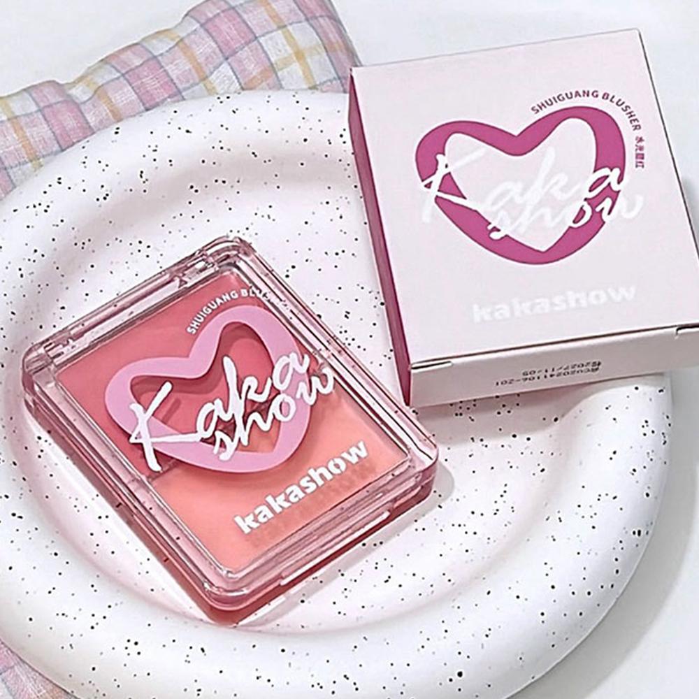 kakashow Кремовые румяна Dewy 10 г Легкое естественное сияние Стойкий наслаиваемый тинт для щек Для всех тонов кожи