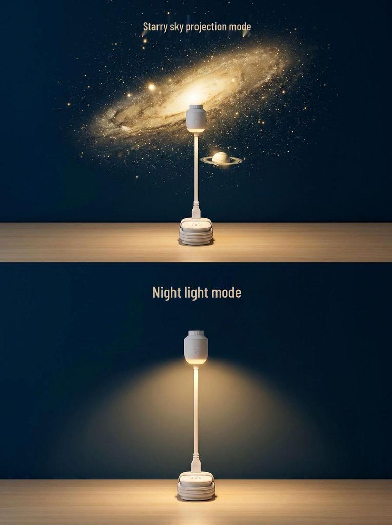 USB Starry Sky Projection Light: Car Interior Atmosphere Lamp